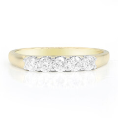 9K SI1 (G) Diamond Gold Ring