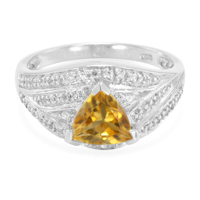 Citrine Silver Ring