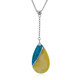 Mixed Gemstones Silver Necklace (dagen)