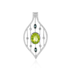 Arizona Peridot Silver Pendant