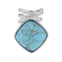 Turquoise Silver Pendant