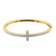 14K SI1 (G) Diamond Gold Bangle (Annette)