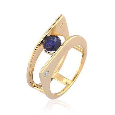 Madagascar Blue Sapphire Silver Ring (de Melo)