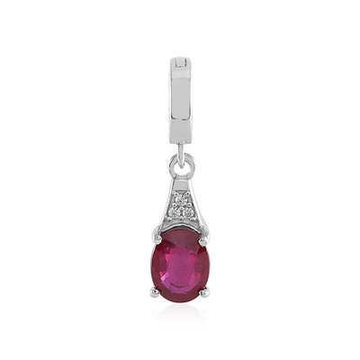 Bemainty Ruby Silver Pendant