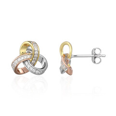 Zircon Silver Earrings