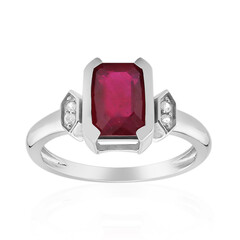 Ruby Silver Ring