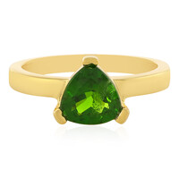 Russian Diopside Silver Ring