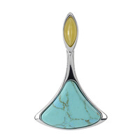 Turquoise Silver Pendant