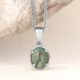 Moss Agate Silver Pendant