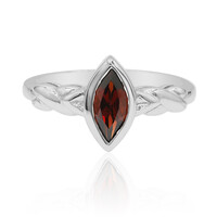 Mozambique Garnet Silver Ring