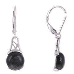 Hypersthene Silver Earrings