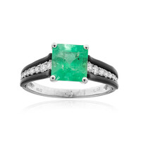 18K AAA Zambian Emerald Gold Ring (CIRARI)