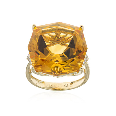 14K Citrine Gold Ring (CIRARI)