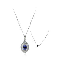 14K AAA Tanzanite Gold Necklace (CIRARI)