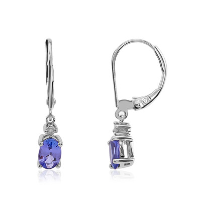 10K AAA Tanzanite Gold Earrings