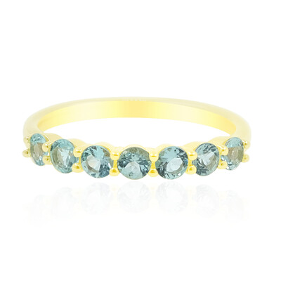 9K Nigerian Paraiba Tourmaline Gold Ring