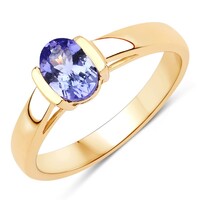 Tanzanite Silver Ring