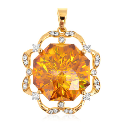 18K Sphalerite Gold Pendant (AMAYANI)