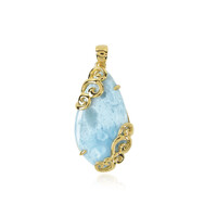 Larimar Silver Pendant