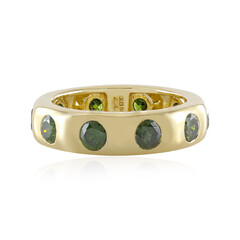 14K I2 Green Diamond Gold Ring (de Melo)