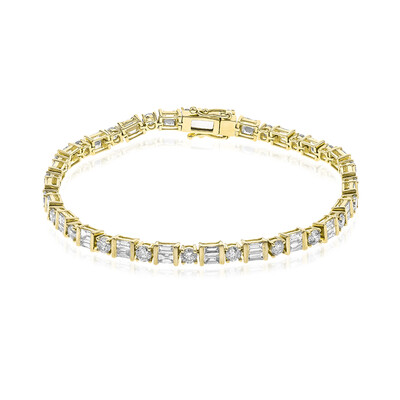 14K SI2 (H) Diamond Gold Bracelet (CIRARI)