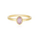 Kunzite Silver Ring