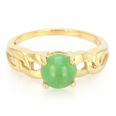 Imperial Chrysoprase Silver Ring