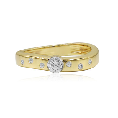 9K SI1 (G) Diamond Gold Ring (Annette)