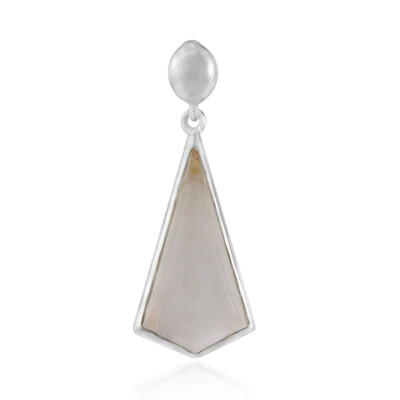 Rose Quartz Silver Pendant