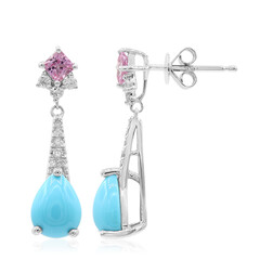 14K Sleeping Beauty Turquoise Gold Earrings (CIRARI)