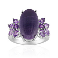 Charoite Silver Ring