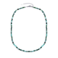 Brazilian Emerald Silver Necklace