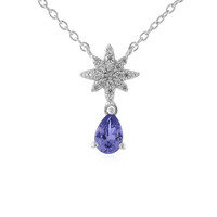 Tanzanite Silver Necklace