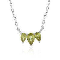 Sphene Silver Necklace