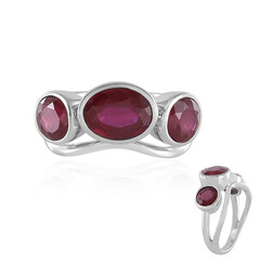 Madagascar Ruby Silver Ring (de Melo)