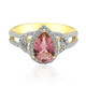 14K Brazilian Pink Tourmaline Gold Ring (Annette)