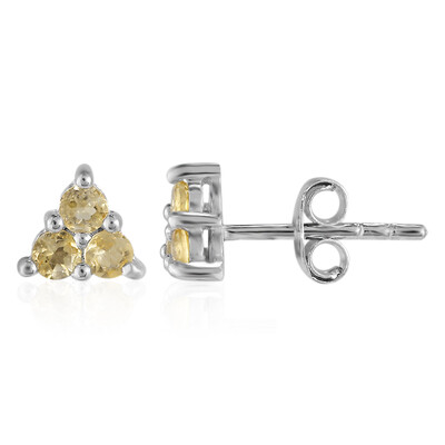 Citrine Silver Earrings