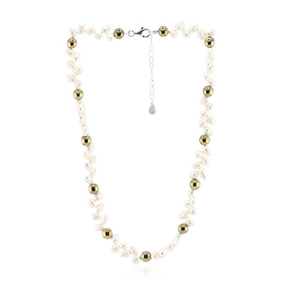 Freshwater pearl Silver Necklace (TPC)