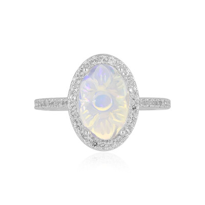 Welo Opal Silver Ring