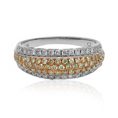 14K SI2 Yellow Diamond Gold Ring (CIRARI)