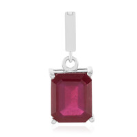 Madagascar Ruby Silver Pendant