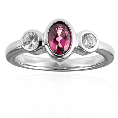 Malawi Garnet Silver Ring