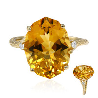 14K Citrine Gold Ring (Smithsonian)