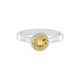 Yellow Beryl Silver Ring