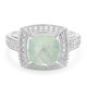 Prehnite Silver Ring