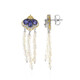 Tanzanite Silver Earrings (Gems en Vogue)