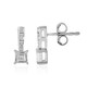 Zircon Silver Earrings