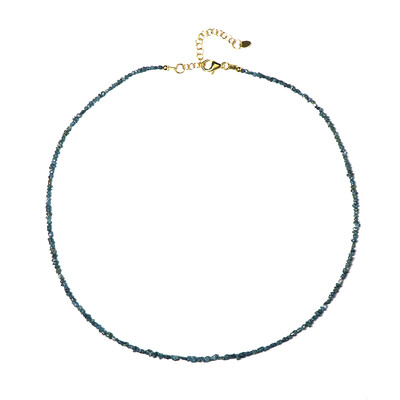 Blue Diamond Silver Necklace