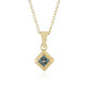 I3 Blue Diamond Silver Pendant