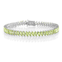 Arizona Peridot Silver Bracelet